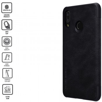 Odinis juodas dėklas Nillkin (Huawei NOVA 3) Odinis juodas dėklas Nillkin (Huawei NOVA 3)